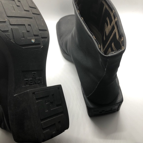 SOLD!! Vintage Fendi Platform Boots - Picture 6 of 7